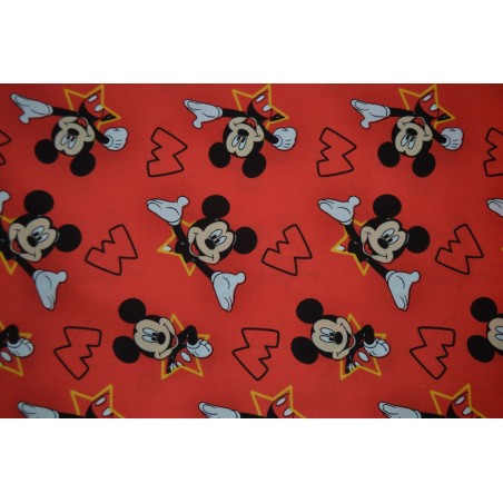 Mickey Mouse and stars sold by the 1/4 yard