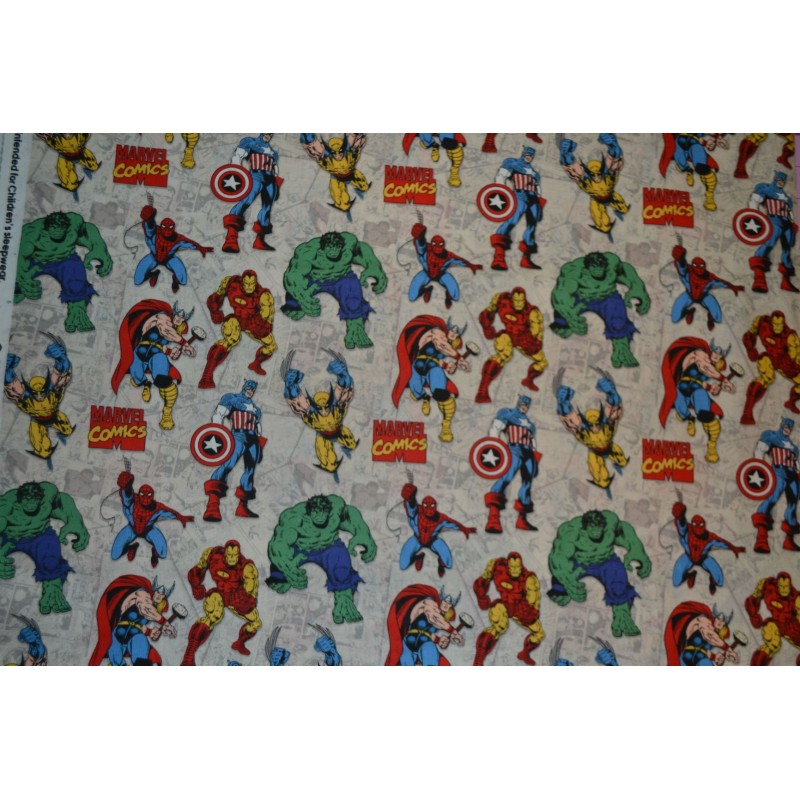 Marvel Comic Sold by the 1/4 yard
