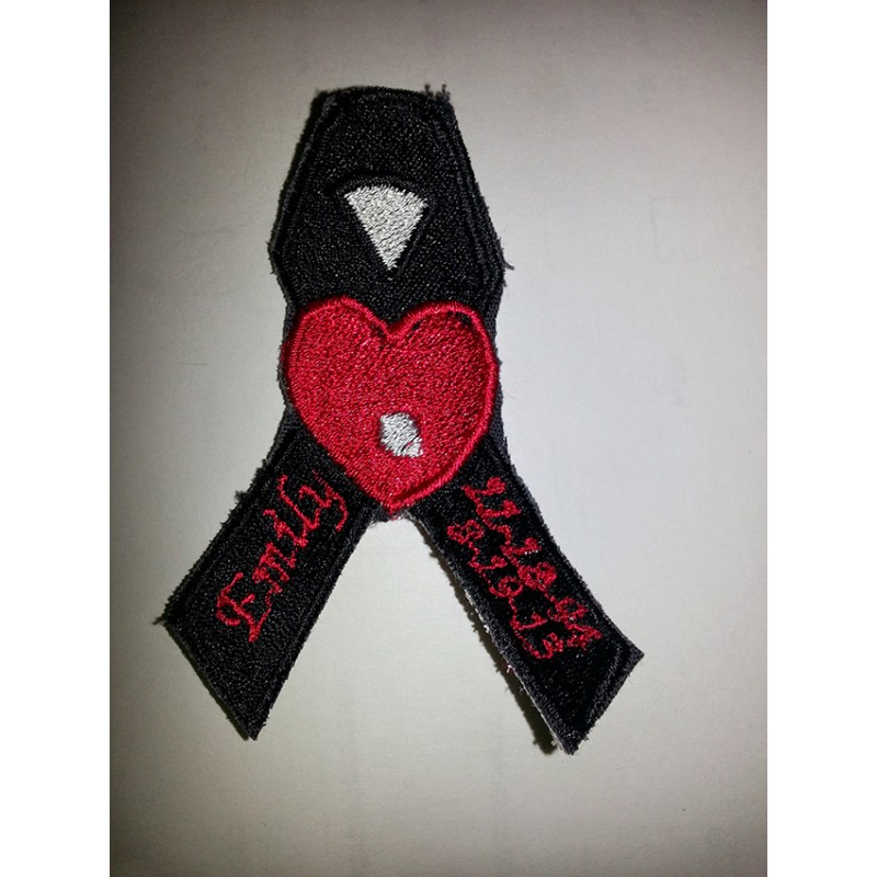 In Memory Ribbon Emily Patch
