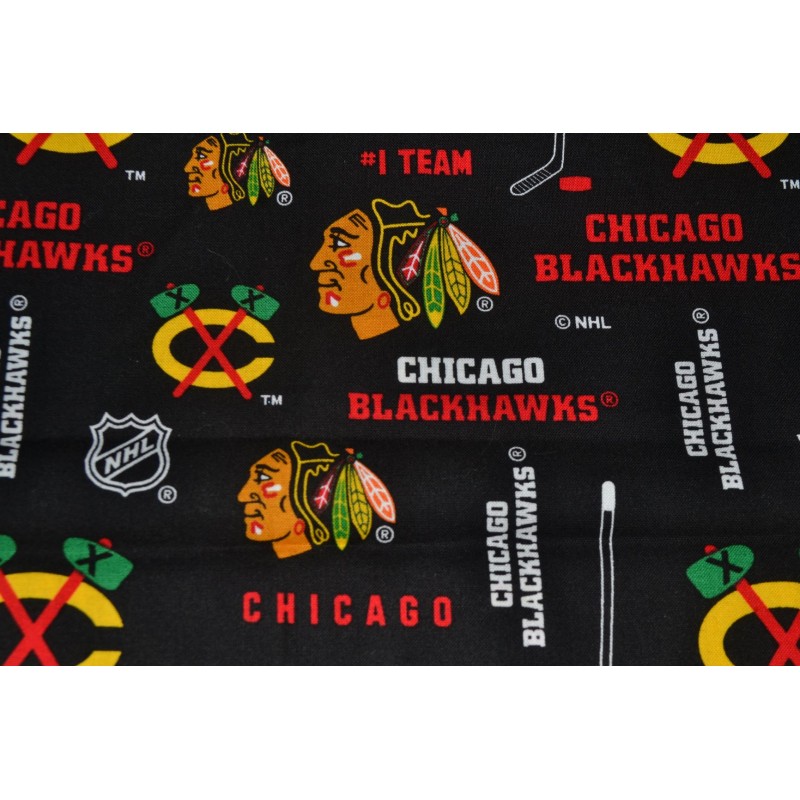 Chicago Blackhawks sold by the 1/4 yard