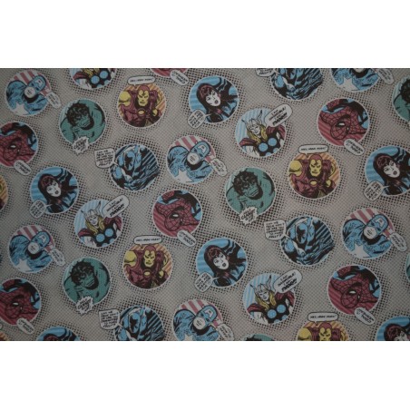 Avenger Badges Sold by the 1/4 yard