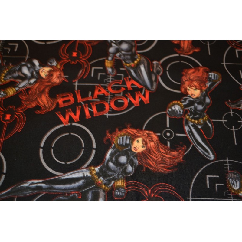 Black Widow Black this is sold by the 1/4 yard