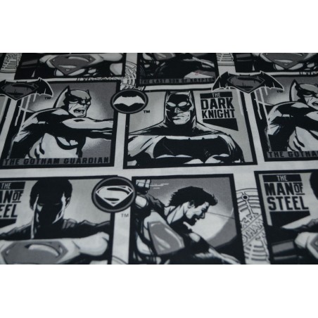 Dark Knight & Man of Steel this is sold by the 1/4 yard