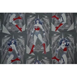 Wonder Woman this is sold by the 1/4 yard