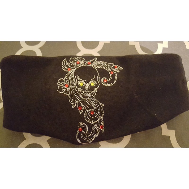 Head Band with Skull